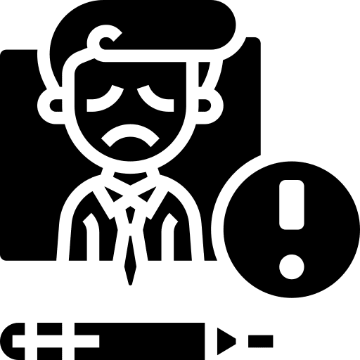 Complaint customer review problem report icon