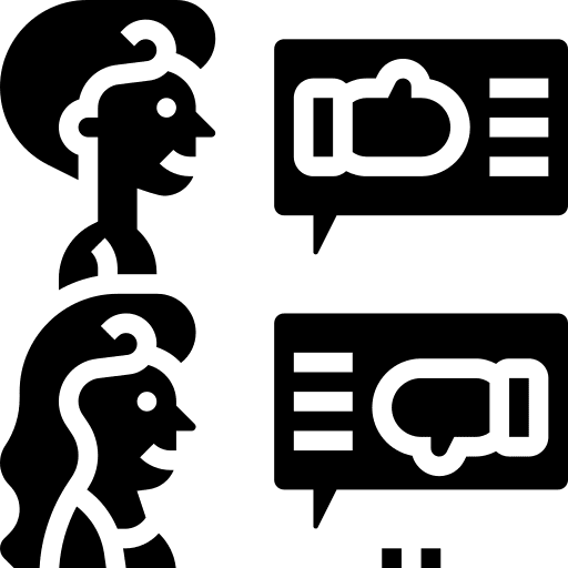 Customer feedback hand feedback thumb up icon