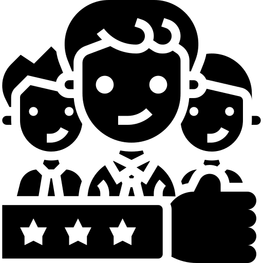 Customer satisfaction comment review satisfaction icon