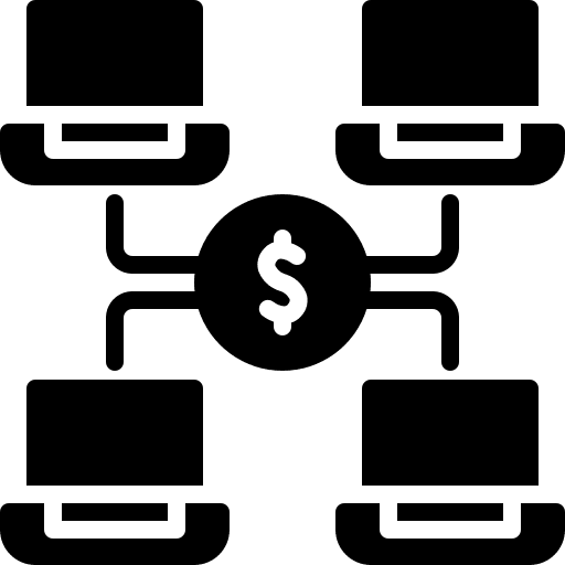 Currency network currency business and finance icon Currency network currency business and finance icon