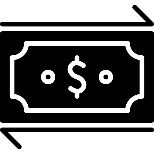 Currency transfer currency money icon Currency transfer currency money icon