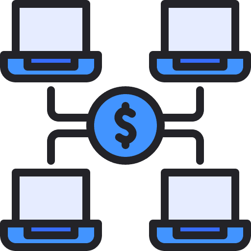 Currency currency network business and finance icon Currency currency network business and finance icon