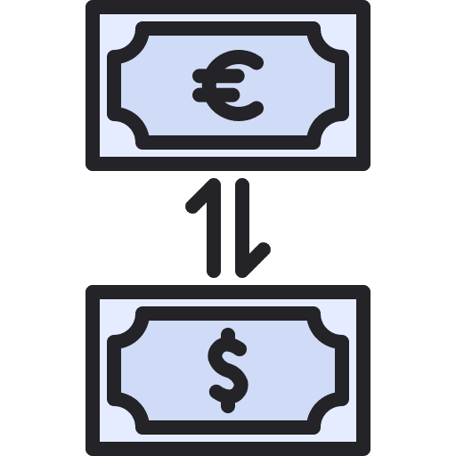 Exchange exchange dollar money icon Exchange exchange dollar money icon