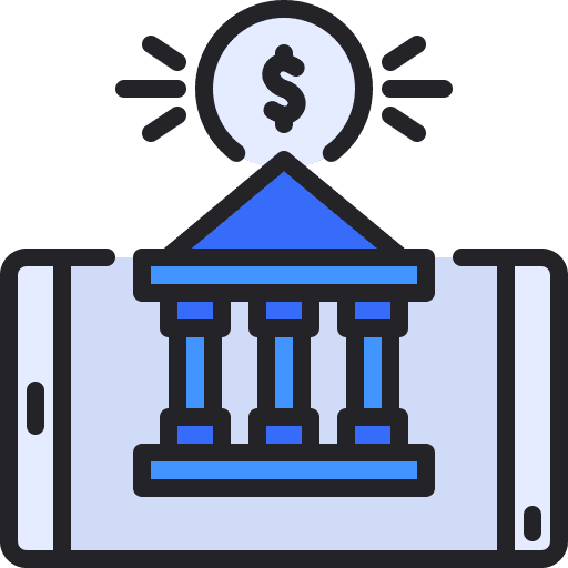 Online banking bank finance online banking icon