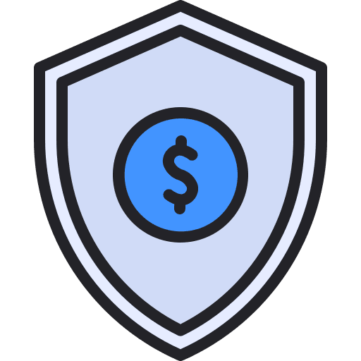 Shield shield security money icon