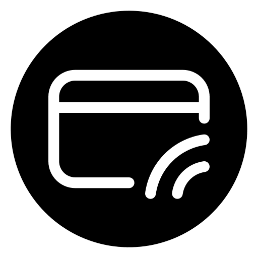 Credit card payment contactless business and finance icon
