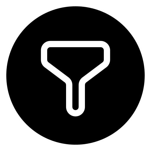 Filter funnel user interface sort icon