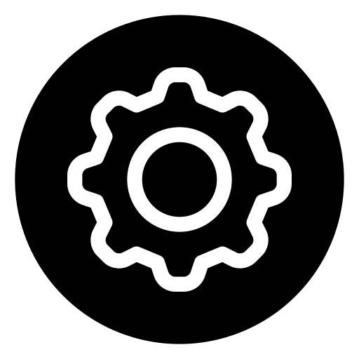 Setting configuration setting button icon