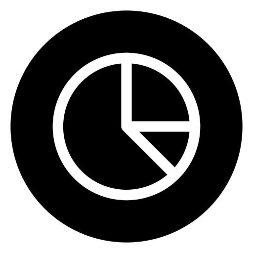 Statistic graphic pie chart ui icon