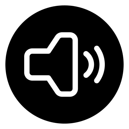 Volume user interface button enable sound icon
