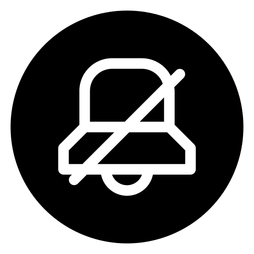Mute alert notification ui icon