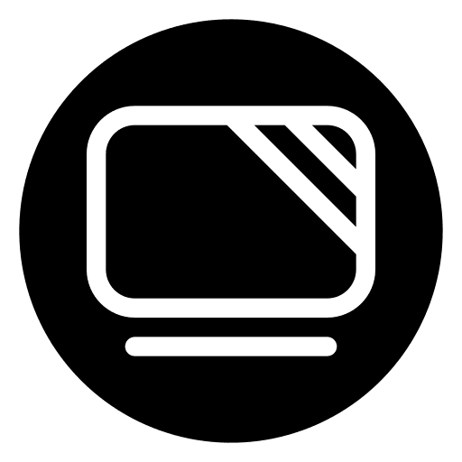 Screen pc monitor electronics icon