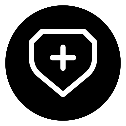 Shield user interface security button icon