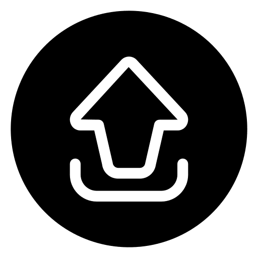Up arrow upload button up arrow icon