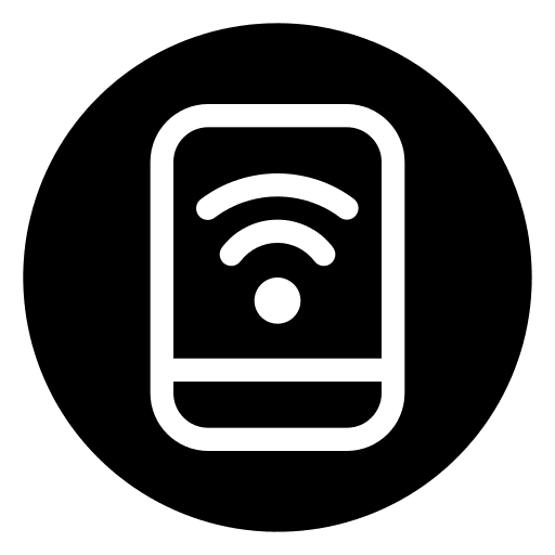 Wifi button connection user interface icon