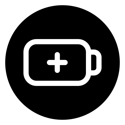 Battery user interface electronics charge icon