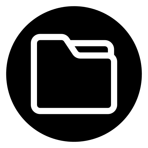 Folder archive files and folders button icon