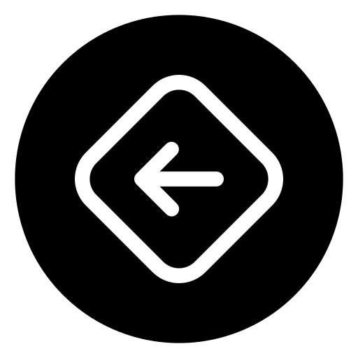 Left arrow user interface ui back icon
