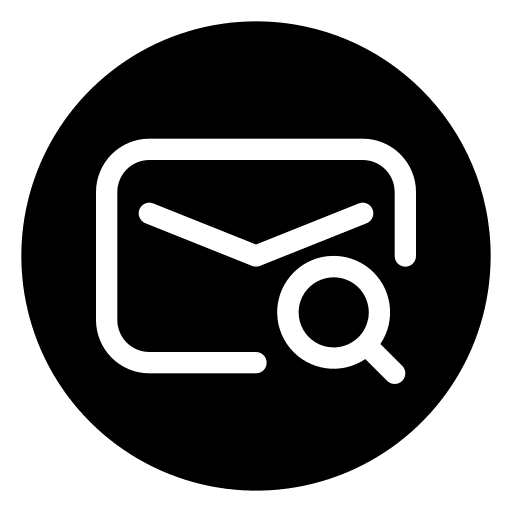 Message envelope search ui icon