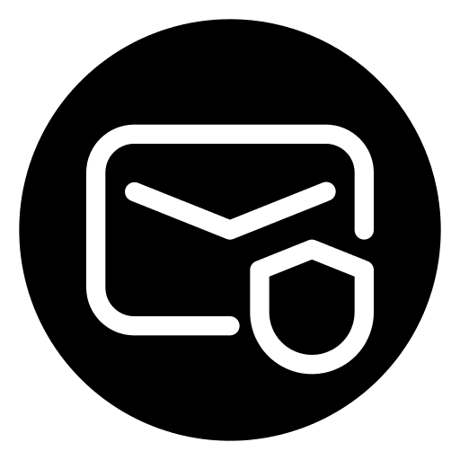 Message shield ui security icon