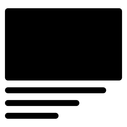Layout left alignment ui picture icon Layout left alignment ui picture icon