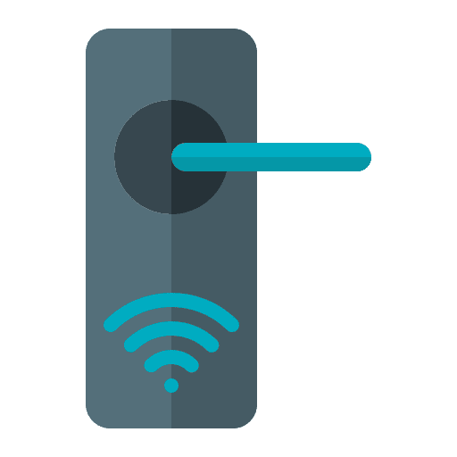 Door lock home living door lock smart home icon Door lock home living door lock smart home icon