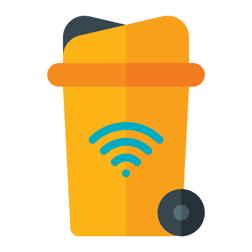 Garbage internet of things garbage internet icon Garbage internet of things garbage internet icon