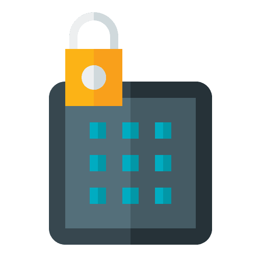 Password electronics passkey technological icon Password electronics passkey technological icon