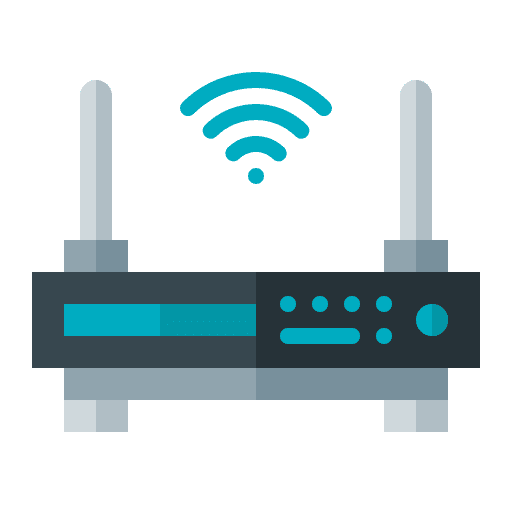 Router electronics wireless smart home icon Router electronics wireless smart home icon