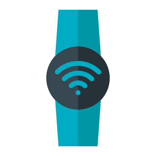 Smart watch smart house device time and date icon Smart watch smart house device time and date icon