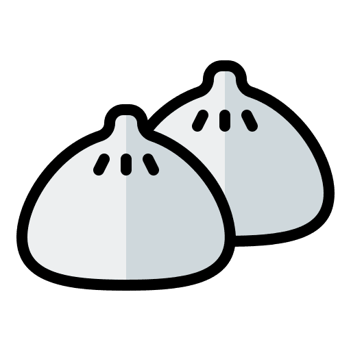 Meat bun snacks japanese food food and restaurant icon