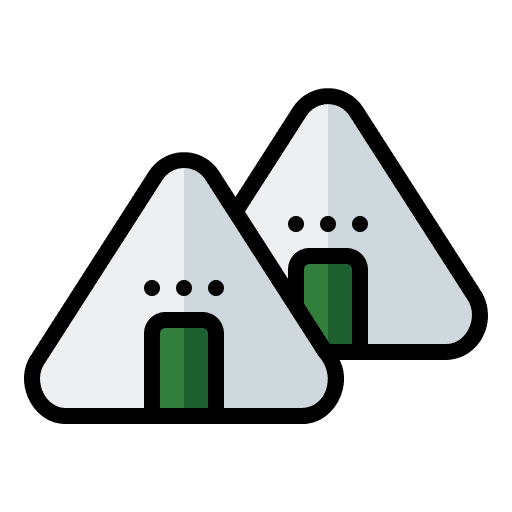 Onigiri asian japanese food oriental food icon Onigiri asian japanese food oriental food icon