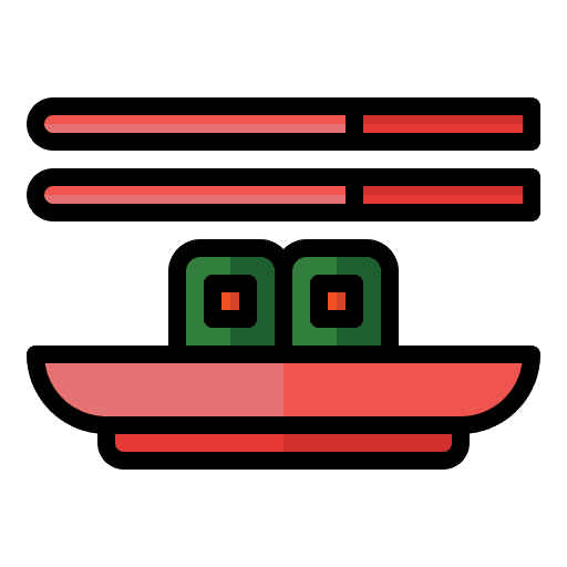 Sushi salmon japanese food sushi roll icon Sushi salmon japanese food sushi roll icon