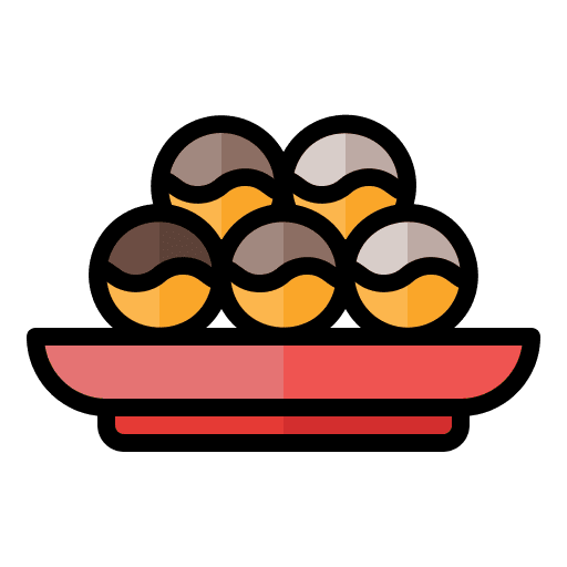 Takoyaki japan gastronomy japanese food icon Takoyaki japan gastronomy japanese food icon