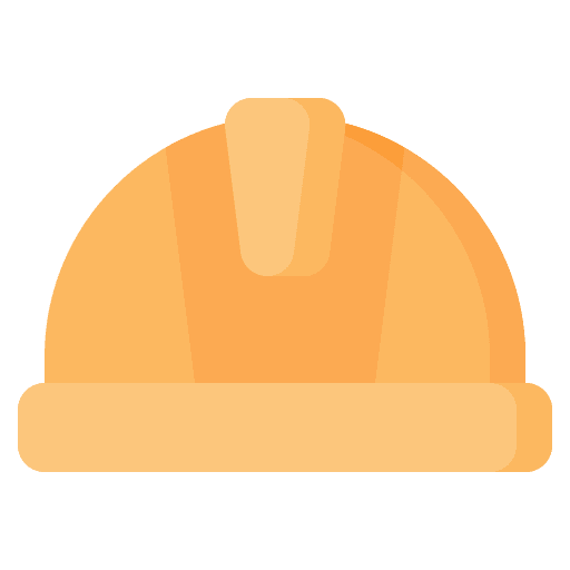 Helmet protection worker helmet icon