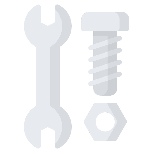 Wrench construction and tools bolt nut icon Wrench construction and tools bolt nut icon