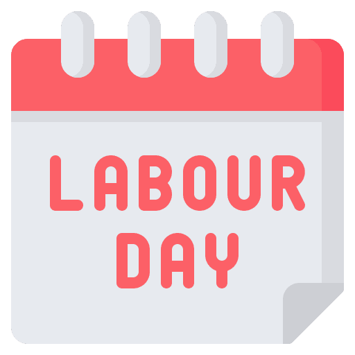 Labour day calendar holidays labor icon Labour day calendar holidays labor icon