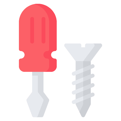 Screwdriver screw repair maintenance icon Screwdriver screw repair maintenance icon
