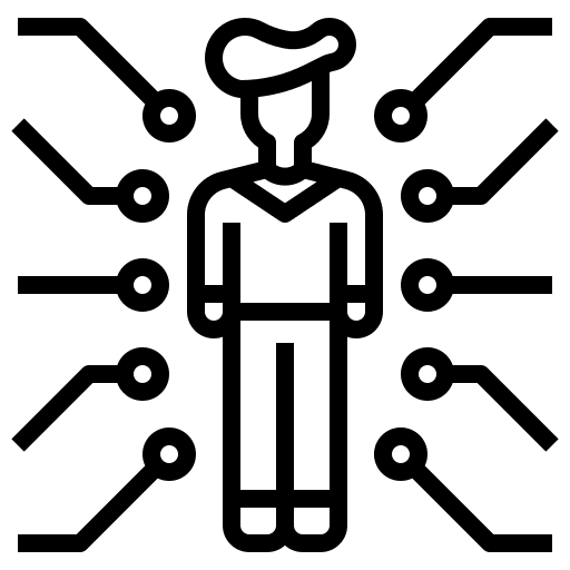 Technology digital electronics internet icon