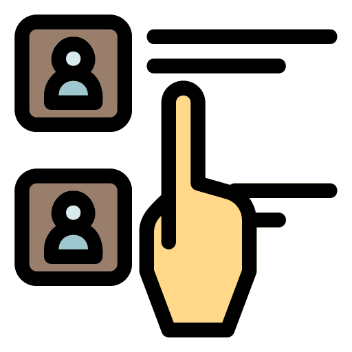 Electronic vote voting miscellaneous online voting icon