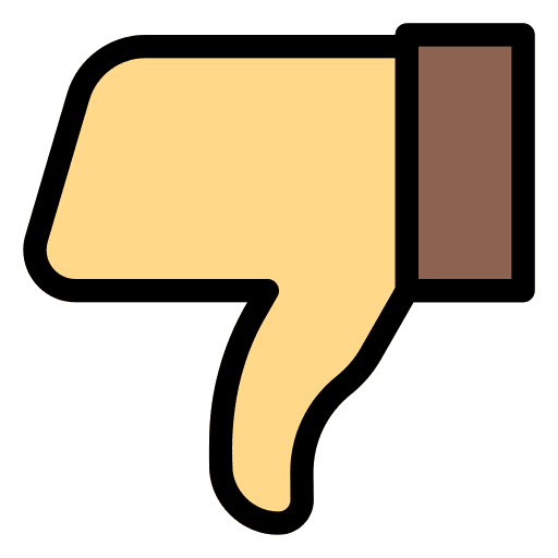 Negative vote feedback voting negative vote icon