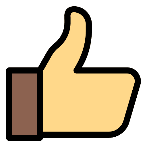 Positive vote voting positive vote hand icon