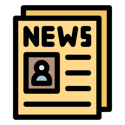 Newspaper election communications voting icon Newspaper election communications voting icon