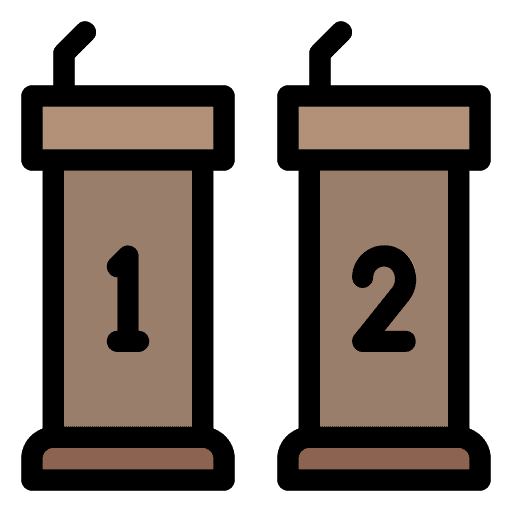 Podiums voting podiums election icon Podiums voting podiums election icon