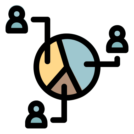 Polling voting pie chart polling icon Polling voting pie chart polling icon