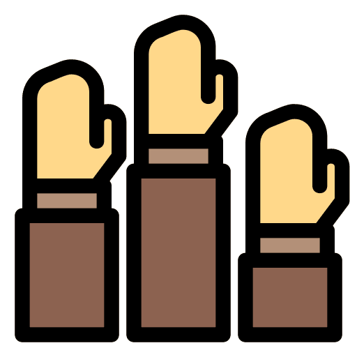Raise hand raise democracy hand icon Raise hand raise democracy hand icon