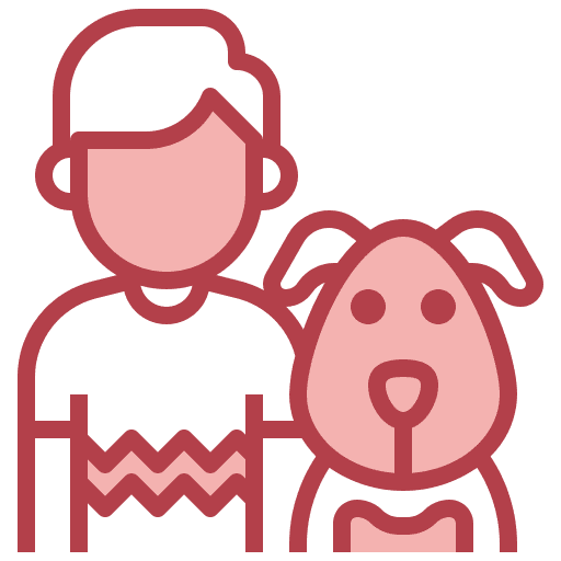 Animal care boy avatar animal care icon Animal care boy avatar animal care icon