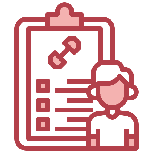 Fitness note dumbbell task icon Fitness note dumbbell task icon