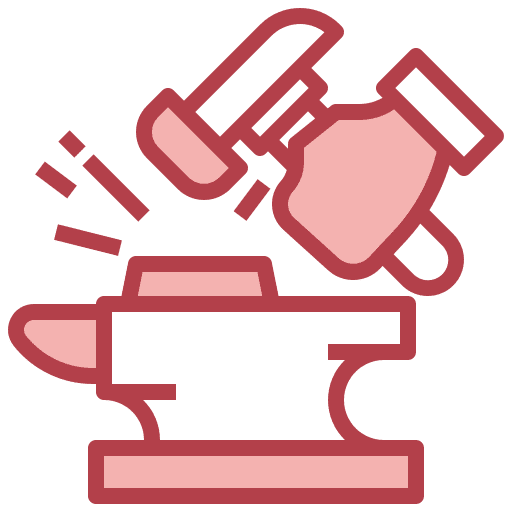 Metalworking metalworking construction and tools industry icon