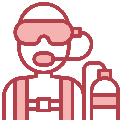 Scuba diving sports and competition avatar watersport icon Scuba diving sports and competition avatar watersport icon